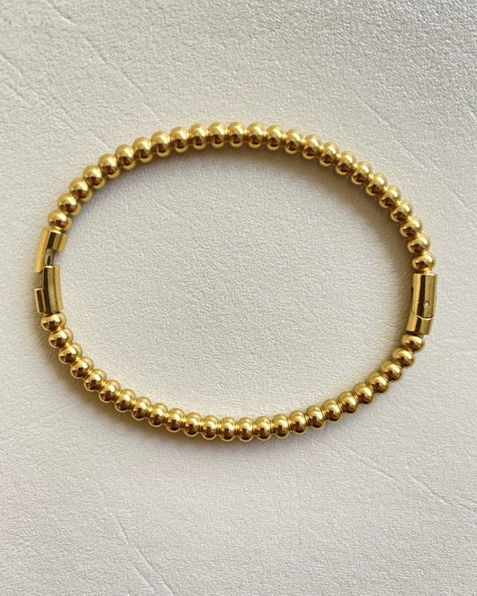 Qatra – قطرہ – Golden Droplets Bangle